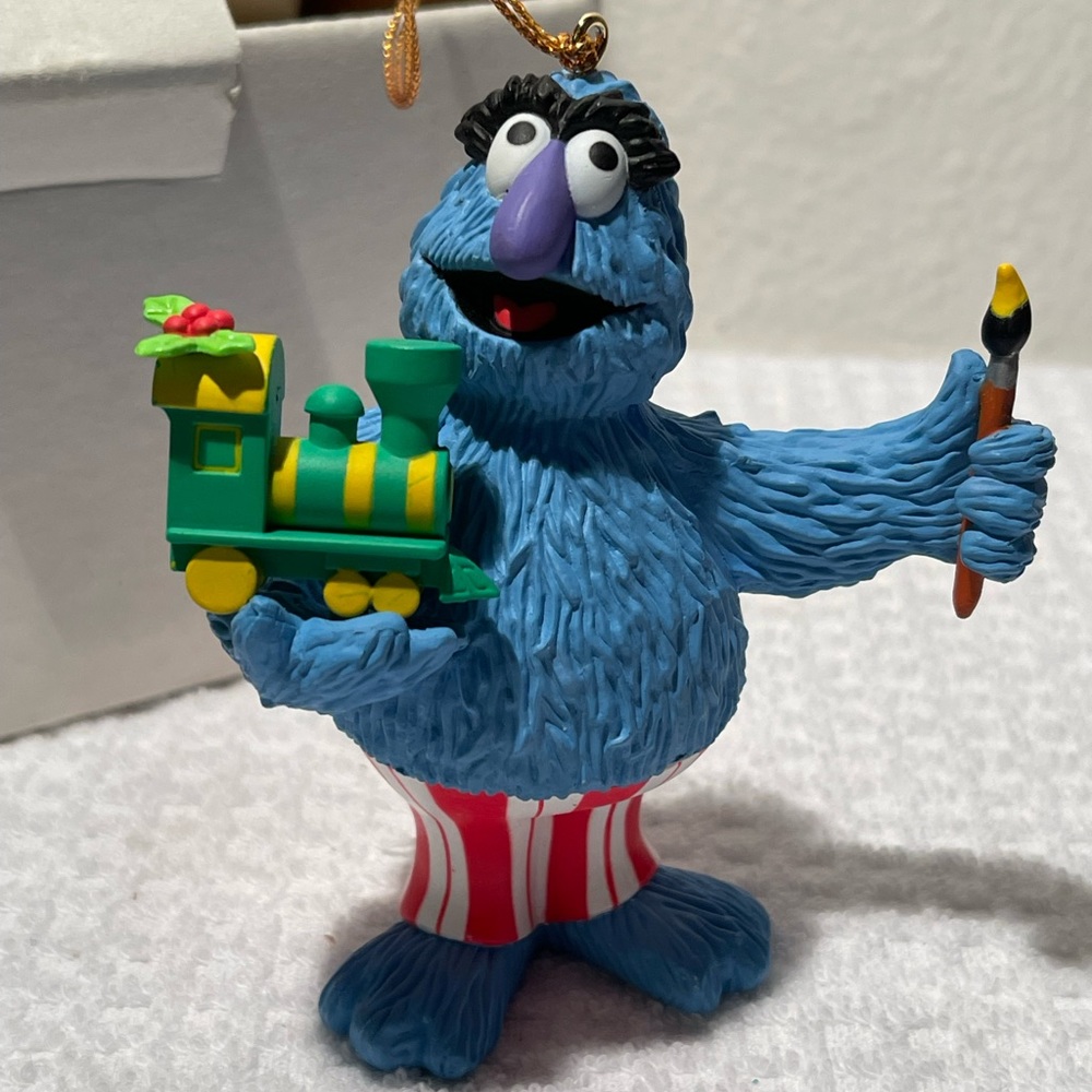 Sesame Street Herry Monster Jim Henson Grolier Collectible Ornament